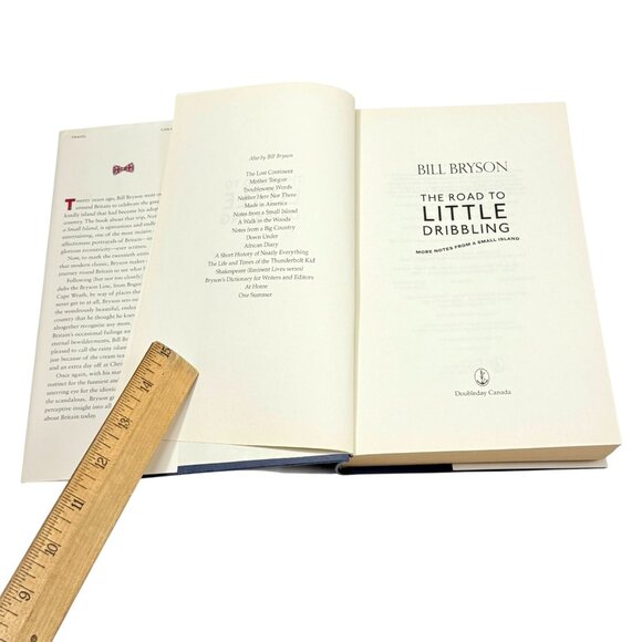 Little Dribbling Bill Bryson HC DJ USA First Edition 2015 UK Travel - Picture 6 of 16